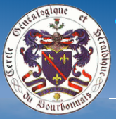Logo Cercle Généalogique et Héraldique du Bourbonnais